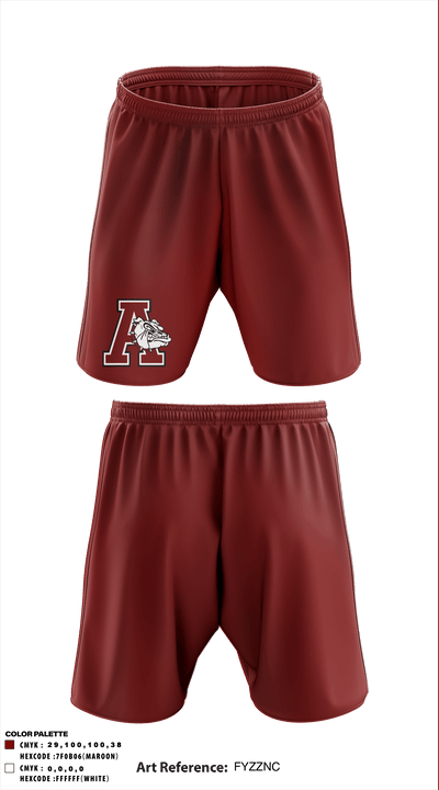 Anniston High School 96960836 Athletic Shorts With Pockets - 2