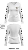 POLICE 14188182 Women's Long Sleeve V-neck Shirt - 2