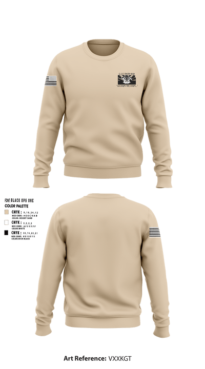 G Co 106th BSB 87834458 Crew Neck Sweatshirt - 2