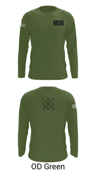 MSB DrumLine 23-24 50749009 Long Sleeve Performance Shirt - 16