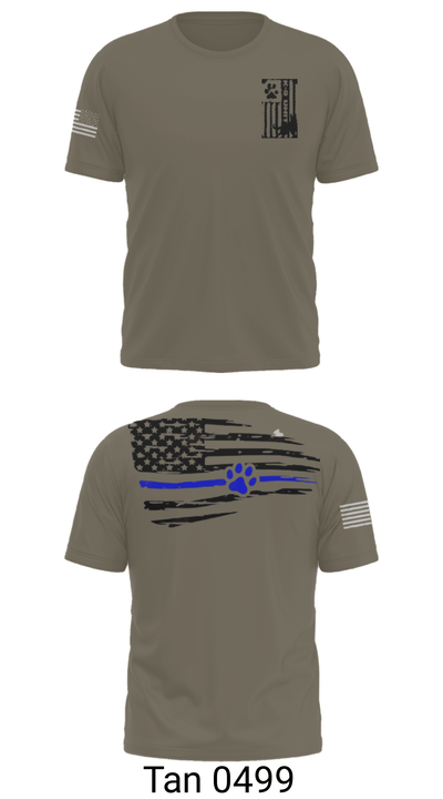 K-9 Crew 23249589 Short Sleeve Performance Shirt - 35