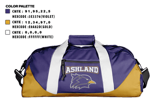 Duffle Bag, Ashland High School, Spirit Store, Teamtime, Team time, sublimation, custom sports apparel, team uniforms, spirit wear, spiritwear, sports uniforms, custom shirts, team store, custom team store, fundraiser sports, apparel fundraiser