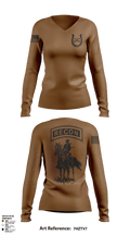 1-635th Scout Platoon 89807222 Women's Long Sleeve V-neck Shirt - 4