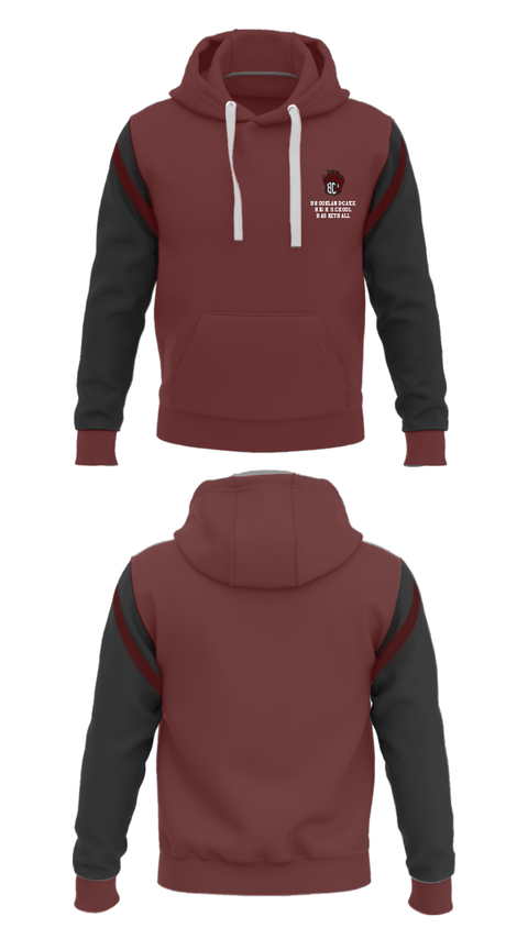 Hoodie, Brookland-Cayce High School Basketball, Women's Basketball, Teamtime, Team time, sublimation, custom sports apparel, team uniforms, spirit wear, spiritwear, sports uniforms, custom shirts, team store, custom team store, fundraiser sports, apparel fundraiser
