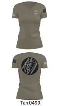 Wayne County K9 Team 22596021 Women's Short Sleeve V-neck Shirt - 36
