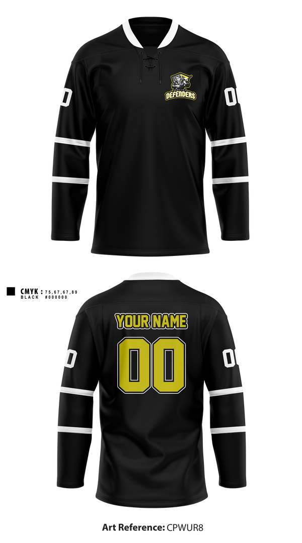 Hockey Jersey, Dallas Defenders, Men's Lacrosse, Teamtime, Team time, sublimation, custom sports apparel, team uniforms, spirit wear, spiritwear, sports uniforms, custom shirts, team store, custom team store, fundraiser sports, apparel fundraiser