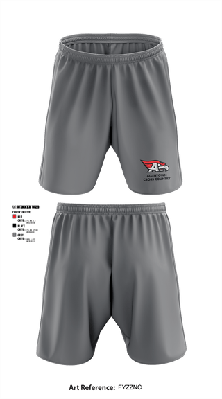 Athletic Shorts With Pockets, Allentown High School Cross Country, Cross Country, Teamtime, Team time, sublimation, custom sports apparel, team uniforms, spirit wear, spiritwear, sports uniforms, custom shirts, team store, custom team store, fundraiser sports, apparel fundraiser