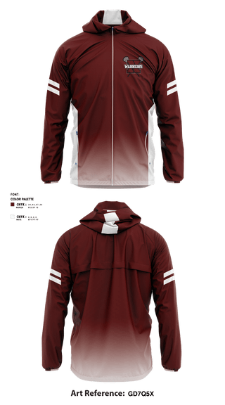 Windbreaker, Nokomis Regional High School Lacrosse, Women's Lacrosse, Teamtime, Team time, sublimation, custom sports apparel, team uniforms, spirit wear, spiritwear, sports uniforms, custom shirts, team store, custom team store, fundraiser sports, apparel fundraiser