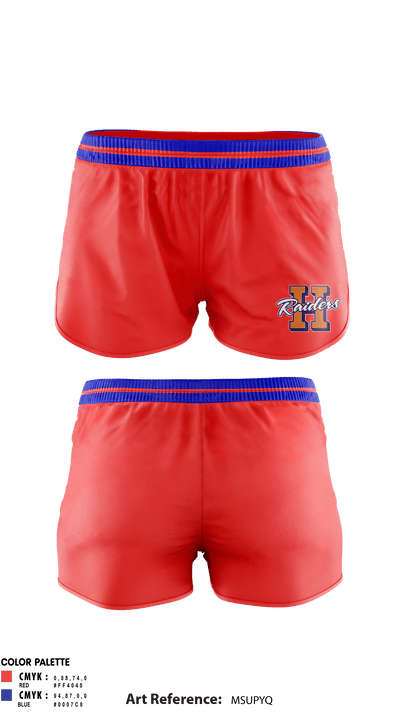 William Henry Harrison High School Cheer 60783078 Women's Shorts - 1