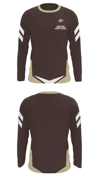 Long Sleeve Performance Shirt, Bethlehem Catholic High School Football, Football, Teamtime, Team time, sublimation, custom sports apparel, team uniforms, spirit wear, spiritwear, sports uniforms, custom shirts, team store, custom team store, fundraiser sports, apparel fundraiser