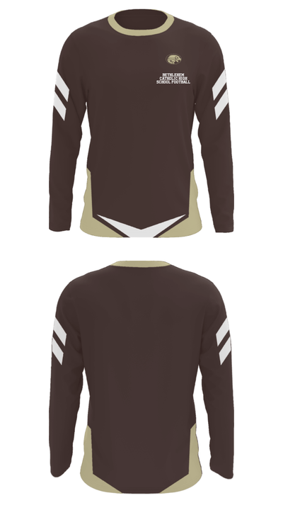 Bethlehem Catholic High School Football 27675111 Long Sleeve Performance Shirt - 25