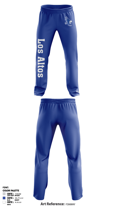 Los Altos High School Wrestling 82261589 Sweatpants - 2