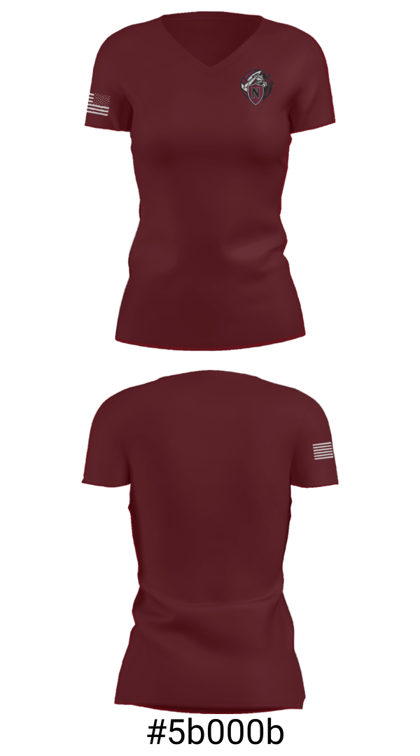 Women's Short Sleeve Vneck Shirt, Walled Lake Northern High School Basketball, Women's Basketball, Teamtime, Team time, sublimation, custom sports apparel, team uniforms, spirit wear, spiritwear, sports uniforms, custom shirts, team store, custom team store, fundraiser sports, apparel fundraiser