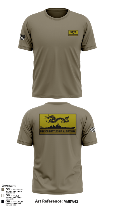 Battleship NJ Division 41582096 Short Sleeve Performance Shirt - 1
