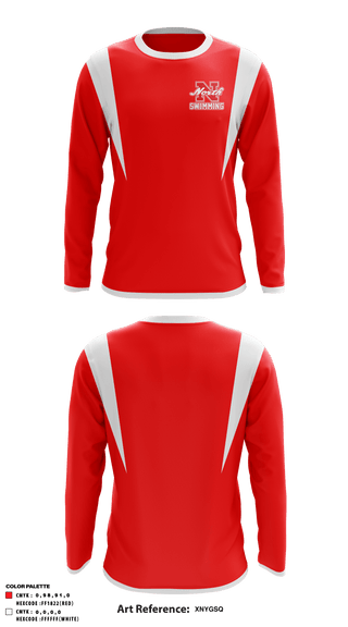 Long Sleeve Performance Shirt, North Attleborough High School Swimming, Swimming, Teamtime, Team time, sublimation, custom sports apparel, team uniforms, spirit wear, spiritwear, sports uniforms, custom shirts, team store, custom team store, fundraiser sports, apparel fundraiser