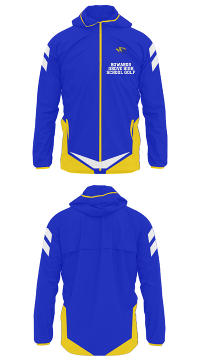 Howards Grove High School Golf 49868459 Windbreaker - 9