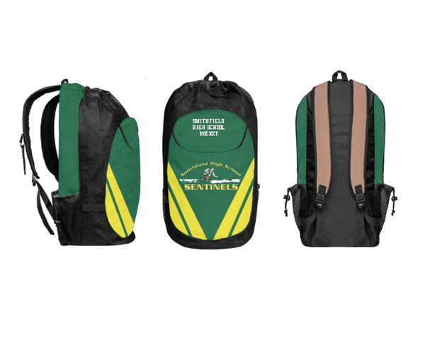Gear Bag, Smithfield High School Hockey, Ice Hockey, Teamtime, Team time, sublimation, custom sports apparel, team uniforms, spirit wear, spiritwear, sports uniforms, custom shirts, team store, custom team store, fundraiser sports, apparel fundraiser