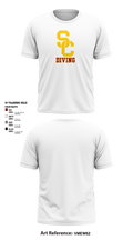 University Of Southern California Diving 38780209 Short Sleeve Performance Shirt - 34