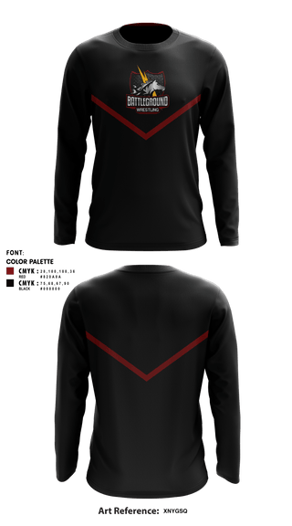 Long Sleeve Performance Shirt, BATTLEGROUND WRESTLING, Wrestling, Teamtime, Team time, sublimation, custom sports apparel, team uniforms, spirit wear, spiritwear, sports uniforms, custom shirts, team store, custom team store, fundraiser sports, apparel fundraiser