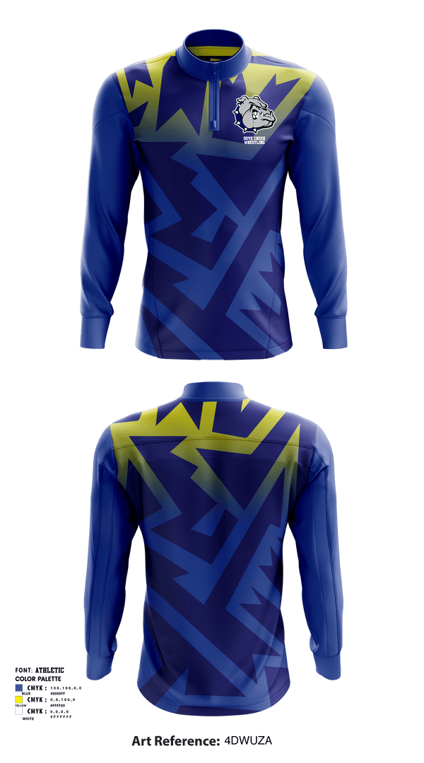 Quarter Zip Jacket, Dove Creek High School Wrestling, Wrestling, Teamtime, Team time, sublimation, custom sports apparel, team uniforms, spirit wear, spiritwear, sports uniforms, custom shirts, team store, custom team store, fundraiser sports, apparel fundraiser