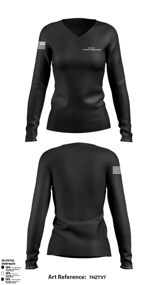 Women's Long Sleeve Vneck Shirt, , Marines, Teamtime, Team time, sublimation, custom sports apparel, team uniforms, spirit wear, spiritwear, sports uniforms, custom shirts, team store, custom team store, fundraiser sports, apparel fundraiser