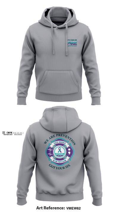 LITTLE ROCK AFB - FIRE 45184704 Hoodie - 4