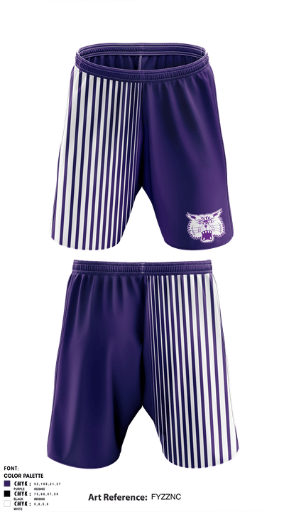 Muncie Central High School Volleyball 72466544 Athletic Shorts With Pockets - 2