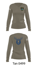 Lynn Police 66544607 Women's Long Sleeve V-neck Shirt - 41
