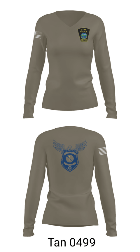 Women's Long Sleeve Vneck Shirt, , Police, Teamtime, Team time, sublimation, custom sports apparel, team uniforms, spirit wear, spiritwear, sports uniforms, custom shirts, team store, custom team store, fundraiser sports, apparel fundraiser