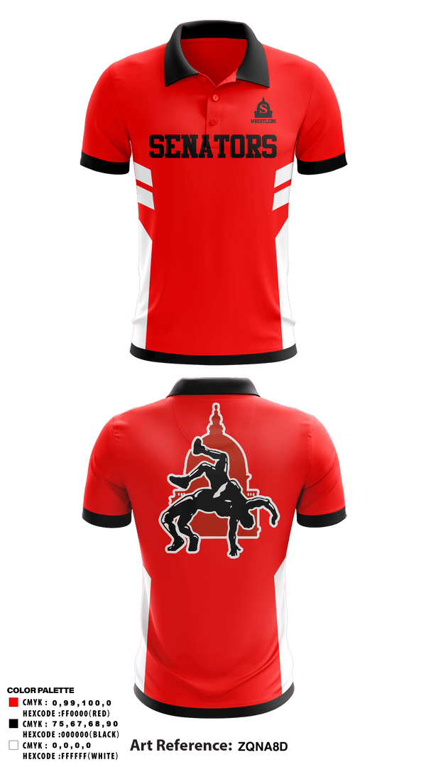 Short Sleeve Performance Polo, Springfield High School Wrestling, Wrestling, Teamtime, Team time, sublimation, custom sports apparel, team uniforms, spirit wear, spiritwear, sports uniforms, custom shirts, team store, custom team store, fundraiser sports, apparel fundraiser