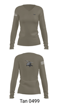 HSC-8 7797880 Women's Long Sleeve V-neck Shirt - 41