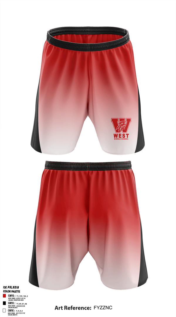 Athletic Shorts With Pockets, West Middle School Cheer, Cheer, Teamtime, Team time, sublimation, custom sports apparel, team uniforms, spirit wear, spiritwear, sports uniforms, custom shirts, team store, custom team store, fundraiser sports, apparel fundraiser