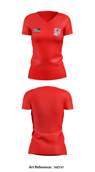 Women's Short Sleeve Vneck Shirt, Santiam Christian School Wrestling, Wrestling, Teamtime, Team time, sublimation, custom sports apparel, team uniforms, spirit wear, spiritwear, sports uniforms, custom shirts, team store, custom team store, fundraiser sports, apparel fundraiser