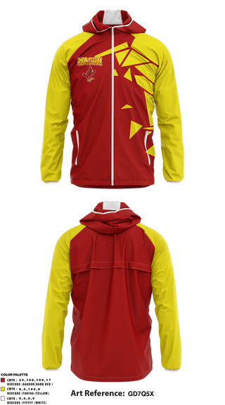 Windbreaker, Mason County Eastern High School, Spirit Store, Teamtime, Team time, sublimation, custom sports apparel, team uniforms, spirit wear, spiritwear, sports uniforms, custom shirts, team store, custom team store, fundraiser sports, apparel fundraiser