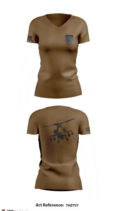 A Co. 1-25 AB 61275281 Women's Short Sleeve V-neck Shirt - 1