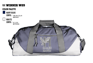 Duffle Bag, The Hallen School, Spirit Store, Teamtime, Team time, sublimation, custom sports apparel, team uniforms, spirit wear, spiritwear, sports uniforms, custom shirts, team store, custom team store, fundraiser sports, apparel fundraiser