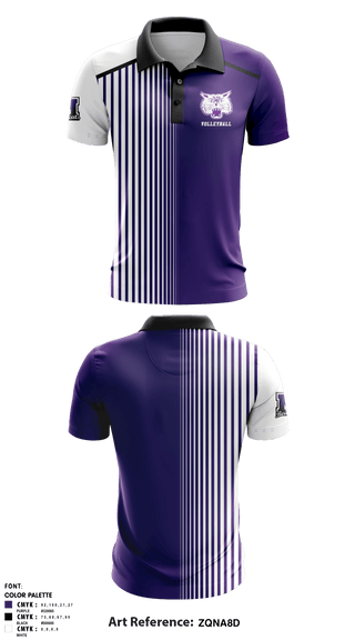 Short Sleeve Performance Polo, Muncie Central High School Volleyball, Men's Volleyball, Teamtime, Team time, sublimation, custom sports apparel, team uniforms, spirit wear, spiritwear, sports uniforms, custom shirts, team store, custom team store, fundraiser sports, apparel fundraiser