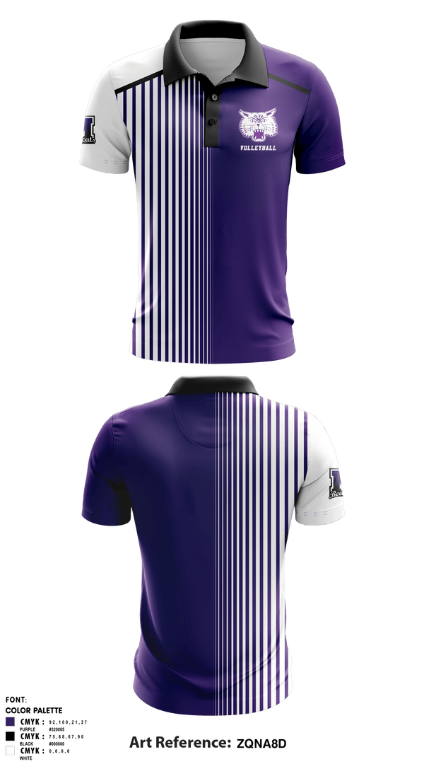 Short Sleeve Performance Polo, Muncie Central High School Volleyball, Men's Volleyball, Teamtime, Team time, sublimation, custom sports apparel, team uniforms, spirit wear, spiritwear, sports uniforms, custom shirts, team store, custom team store, fundraiser sports, apparel fundraiser