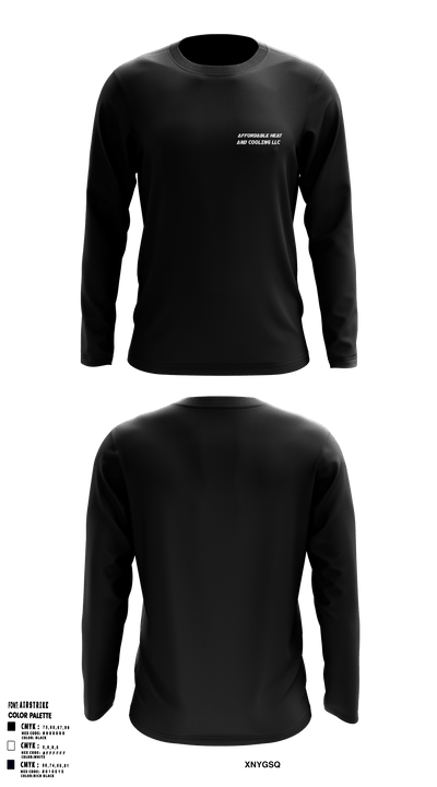 Affordable Heat and Cooling 4579342 Long Sleeve Performance Shirt - 1