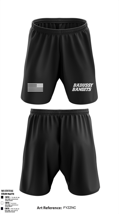 Badussy Bandits 9011981 Athletic Shorts With Pockets - 1