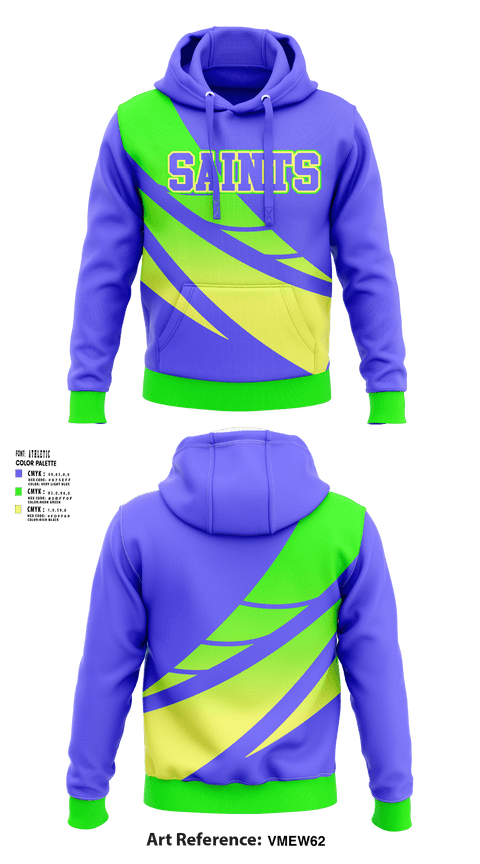 Hoodie, saints, Football, Teamtime, Team time, sublimation, custom sports apparel, team uniforms, spirit wear, spiritwear, sports uniforms, custom shirts, team store, custom team store, fundraiser sports, apparel fundraiser