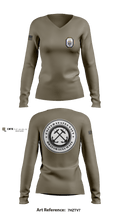 Boatswains mate 92530319 Women's Long Sleeve V-neck Shirt - 2