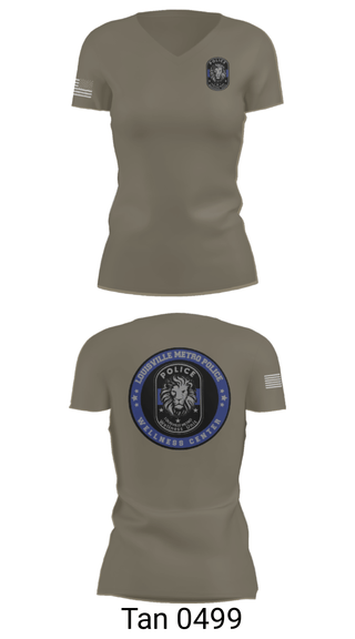 Women's Short Sleeve Vneck Shirt, , Police, Teamtime, Team time, sublimation, custom sports apparel, team uniforms, spirit wear, spiritwear, sports uniforms, custom shirts, team store, custom team store, fundraiser sports, apparel fundraiser
