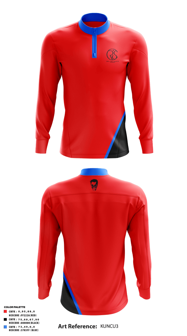 Quarter Zip Jacket, Cris_the_barber, E-Sports, Teamtime, Team time, sublimation, custom sports apparel, team uniforms, spirit wear, spiritwear, sports uniforms, custom shirts, team store, custom team store, fundraiser sports, apparel fundraiser