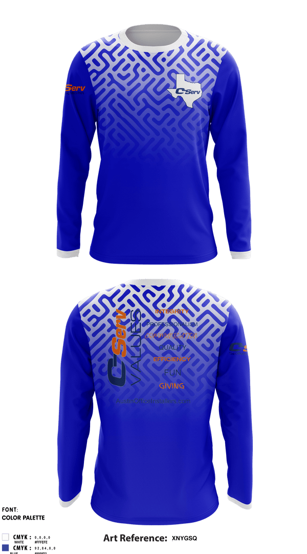 Long Sleeve Performance Shirt, C-ServC-Serv, , Teamtime, Team time, sublimation, custom sports apparel, team uniforms, spirit wear, spiritwear, sports uniforms, custom shirts, team store, custom team store, fundraiser sports, apparel fundraiser