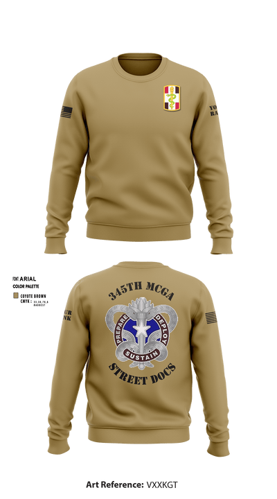 345th MCGA 98196690 Crew Neck Sweatshirt - 8
