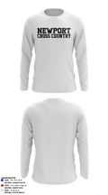 Newport High School Cross Country 52186865 Long Sleeve Performance Shirt - 4