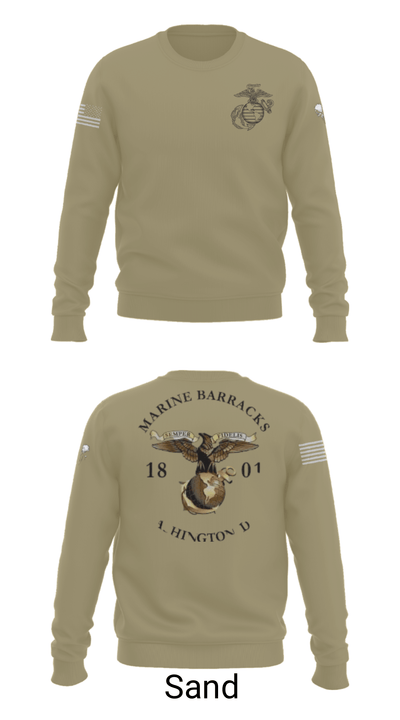 Marine Barracks Washington 7968696 Crew Neck Sweatshirt - 12
