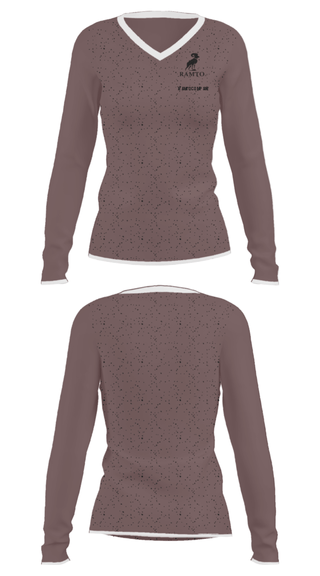 Women's Long Sleeve Vneck Shirt, Ramtocompany, , Teamtime, Team time, sublimation, custom sports apparel, team uniforms, spirit wear, spiritwear, sports uniforms, custom shirts, team store, custom team store, fundraiser sports, apparel fundraiser