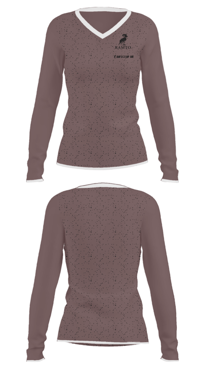 Ramtocompany 18225322 Women's Long Sleeve V-neck Shirt - 32